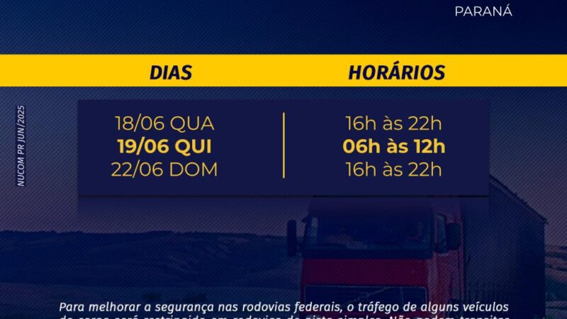 PRF inicia Operação Corpus Christi 2025 no Paraná