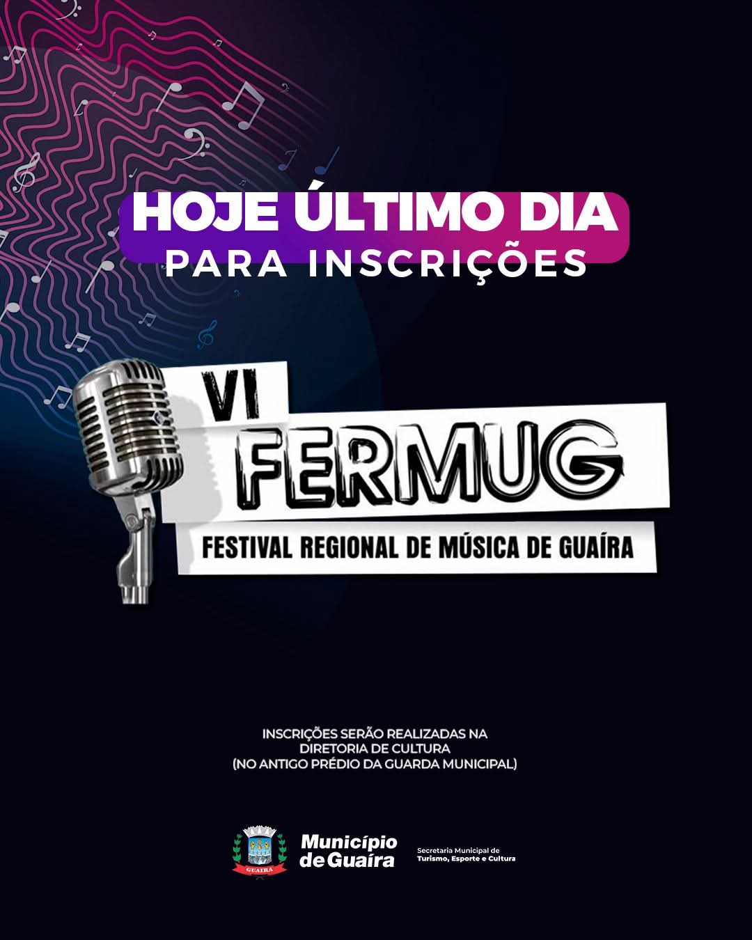 Não o perca! Último dia de inscrições para o VI FERMUG