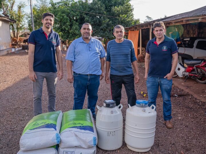 Município de Guaíra fortalece a cadeia leiteira com novo repasse de sementes e insumos para produtores locais
