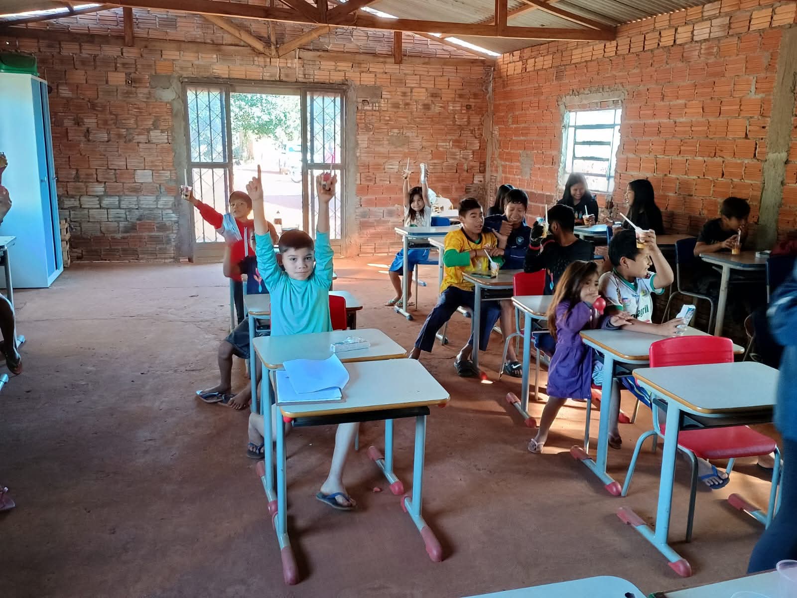 Município de Guaíra promove atividade educativa sobre alimentação saudável e saúde bucal na Comunidade Tekoá Porã