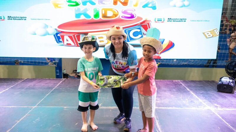 Município de Guaíra abre colônia de férias Eskenta Kids com tarde de criatividade, brincadeiras e muita diversão
