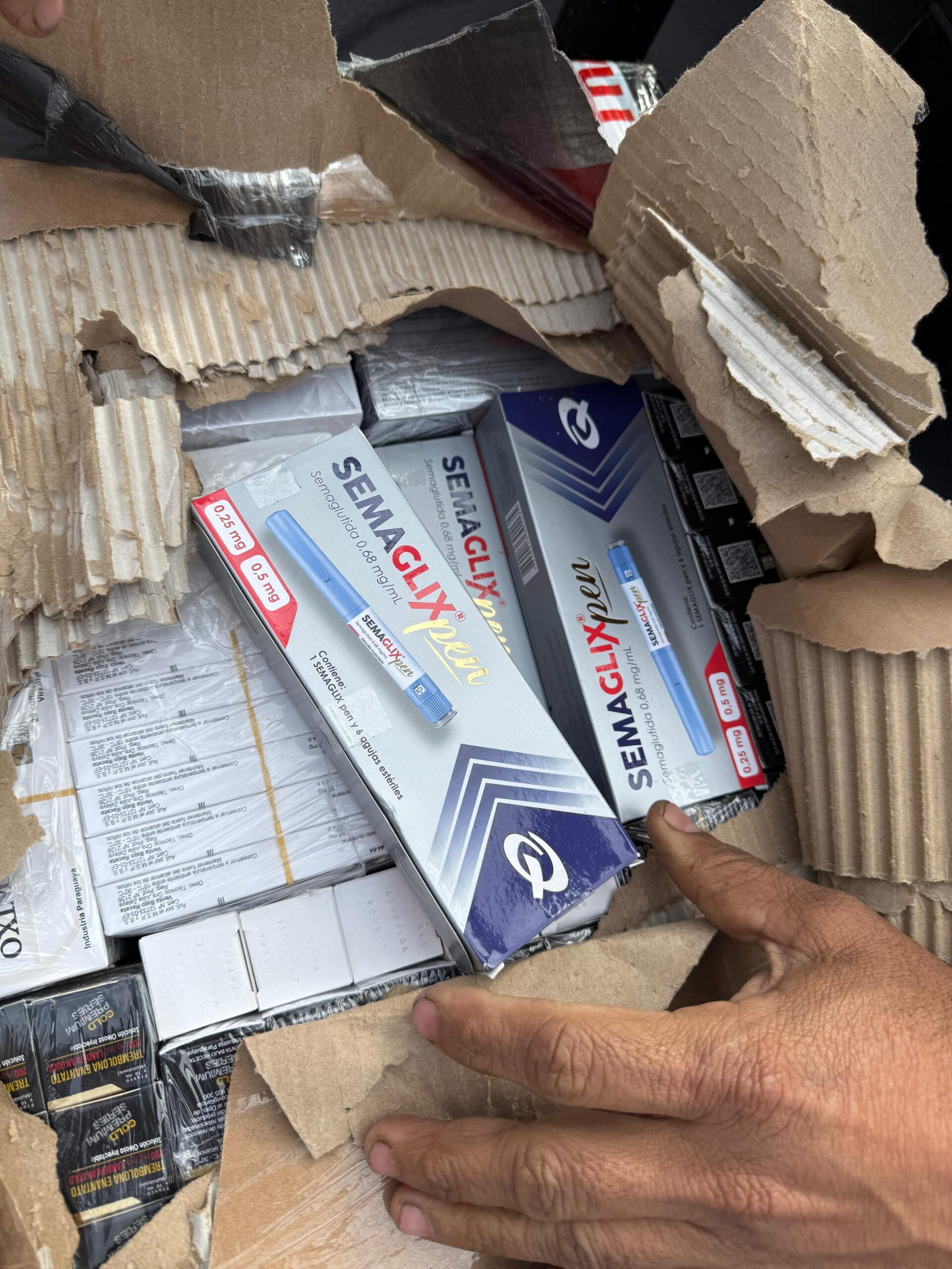 PF e BPFRON realizam apreensão de anabolizantes e produtos estéticos avaliada em mais de 5 milhões de reais