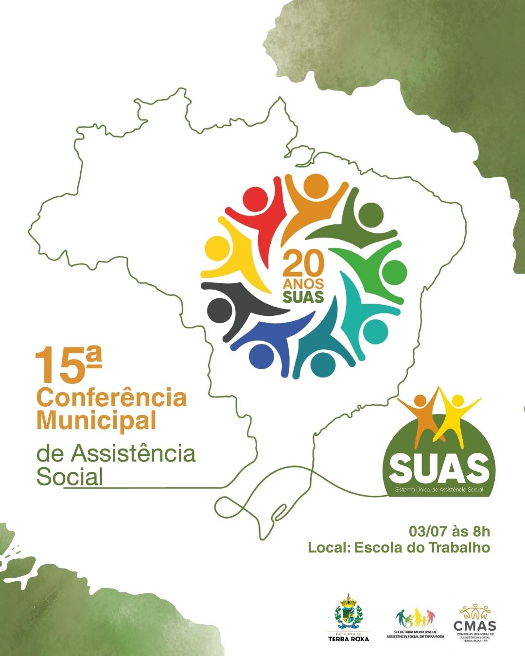 15ª Conferência Municipal de Assistência Social acontece nesta quinta-feira (03) Terra Roxa