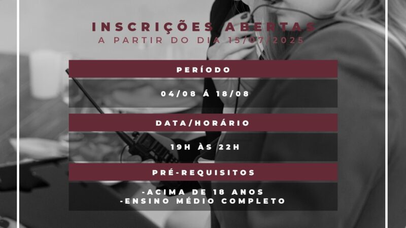 Município oferece cursos profissionalizantes em diversas áreas