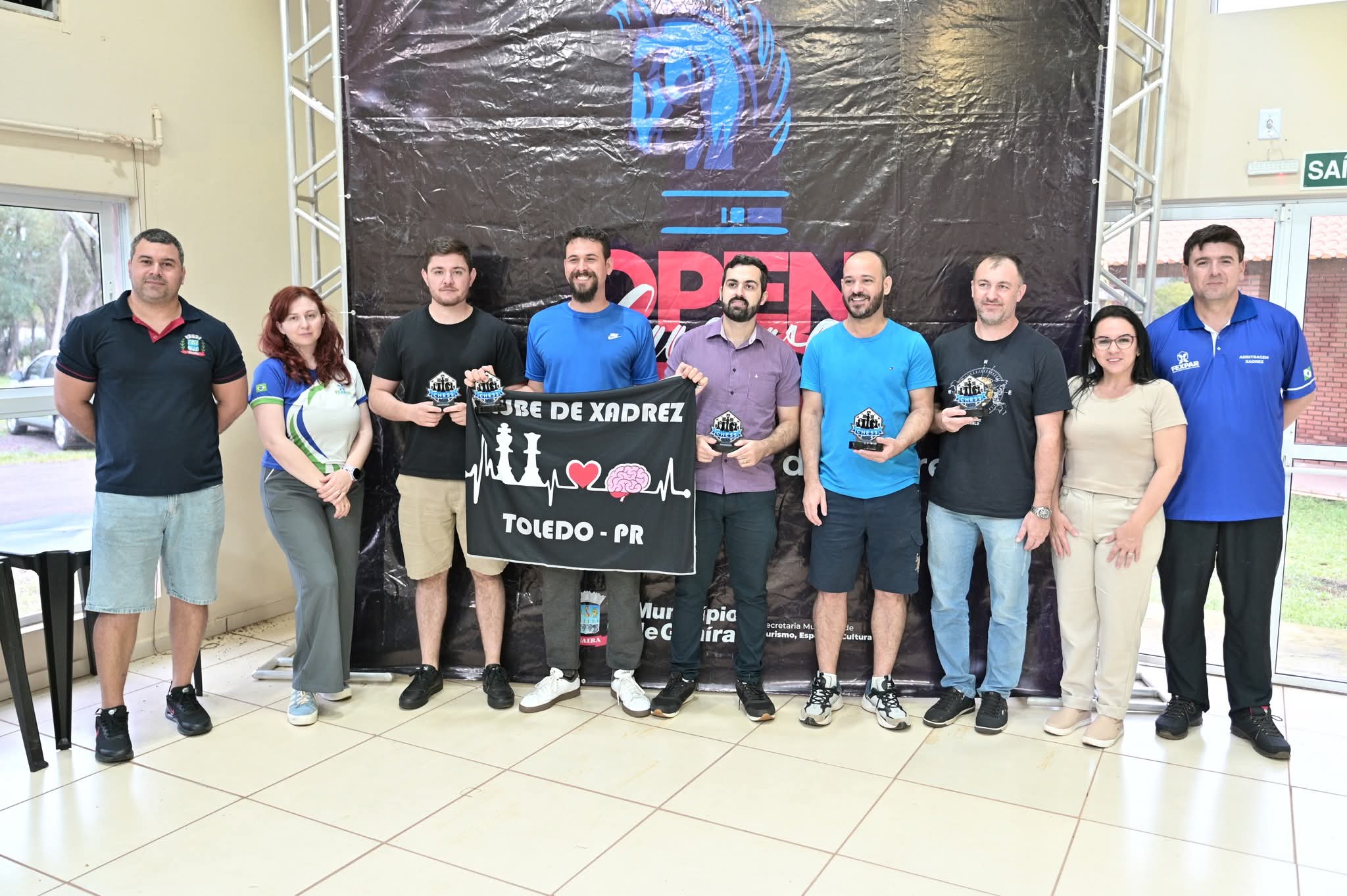 Guaíra recebe 2ª etapa do 3º Open Chess com participação de 95 atletas