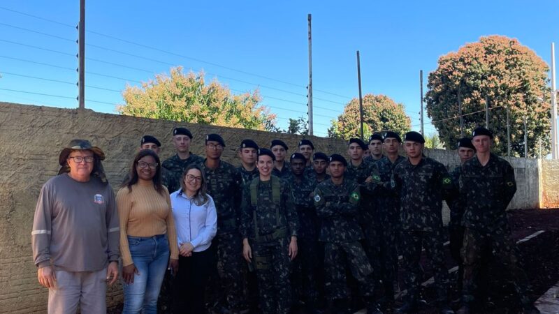 Município de Guaíra e Exército implantam Horta Sustentável no CEACA