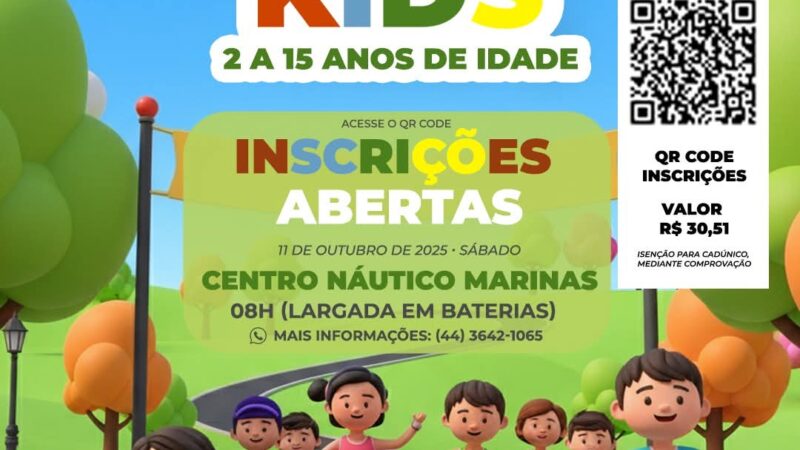 Guaíra realiza 8ª Corrida Kids em outubro com foco em esporte, saúde e família