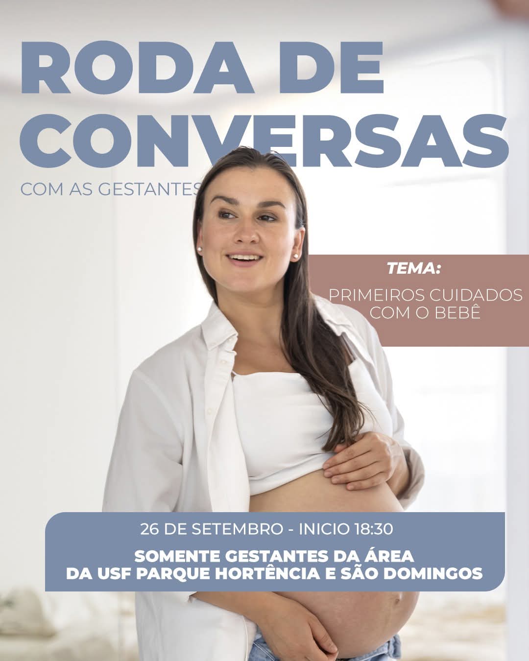 Município de Guaíra promove roda de conversa com gestantes sobre “Primeiros Cuidados com o Bebê”