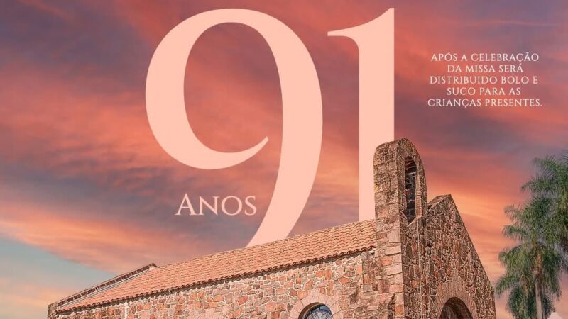 Convite Especial – 91 Anos da Igrejinha de Pedra