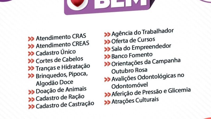 Guaíra realiza 3ª edição da Feira da Cidadania “Fazer o Bem” com diversos serviços gratuitos