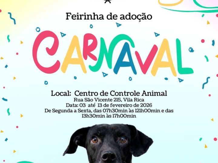 Feirinha de Adoção Carnaval