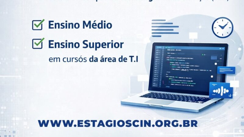 Município de Guaíra abre vaga de estágio em Tecnologia da Informação