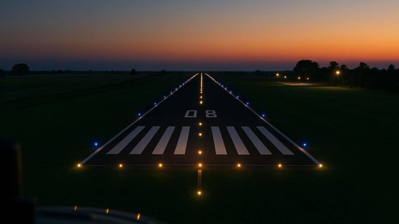 Guaíra conquista balizamento noturno no Aeroporto Municipal e amplia possibilidades de desenvolvimento