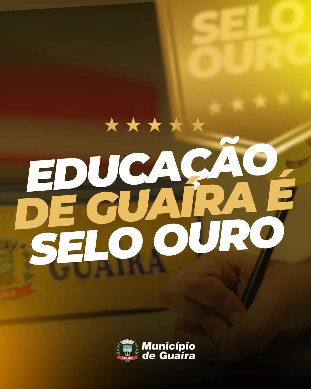 Educação de Guaíra conquista Selo Ouro e se destaca no cenário nacional da alfabetização