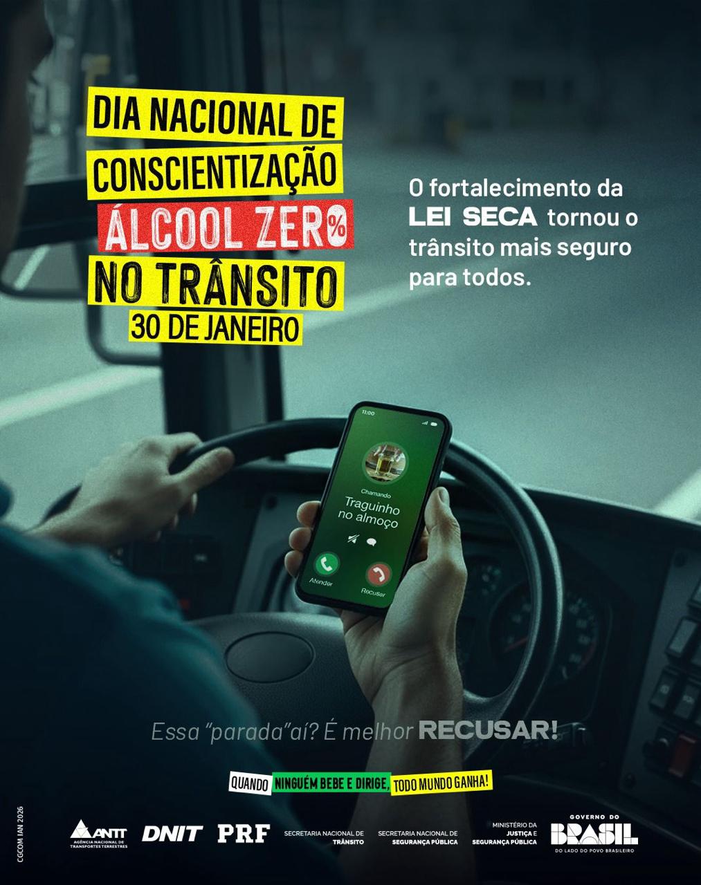 PRF realiza comando de combate à alcoolemia na Ponte Ayrton Senna em Guaíra (PR).