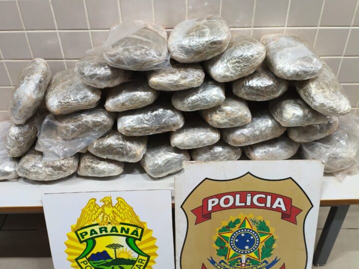 POLÍCIA FEDERAL e BPFRON realizam apreensão de drogas em ônibus interestadual