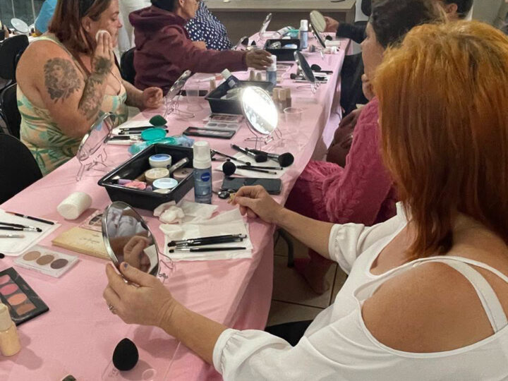 CRAS realizou workshop de beleza e autoestima para mulheres acompanhadas pelo PAIF