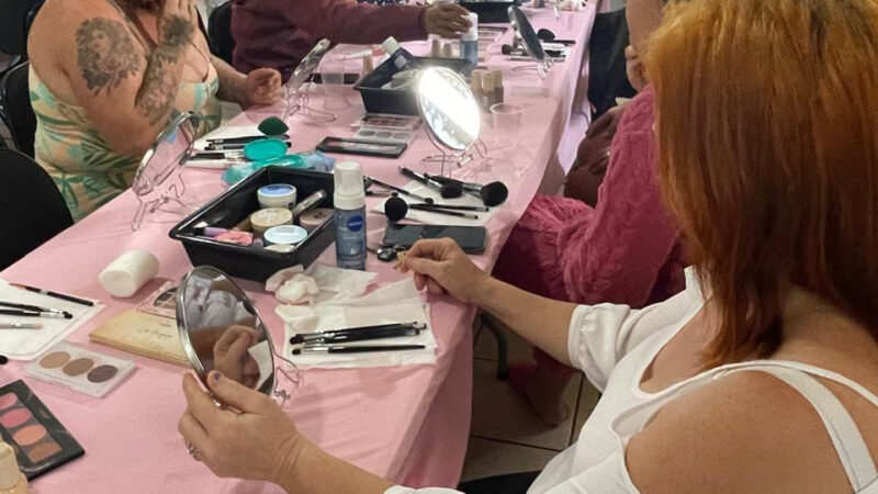 CRAS realizou workshop de beleza e autoestima para mulheres acompanhadas pelo PAIF